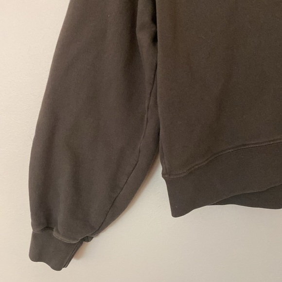 Agolde Cotton Low V-Neck Sweatshirt - Picture 6 of 10